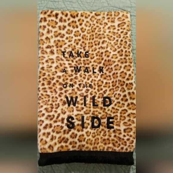 Cheetah Animal Print Bath Hand Towel - Picture 1 of 8